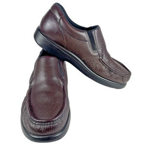 SAS Diplomat Mens 12M Slip On Loafer Shoes Tripad Comfort Brown Leather Ortho